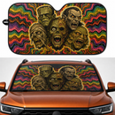 Psychedelic Horror Monsters Car Auto Sun Shades Windshield Accessories Decor Gift