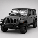 Jeep Camo Grey Color Custom Car Windshield Sunshades
