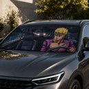 JoJo's Bizarre Adventure Giorno Custom Car Windshield Sunshades