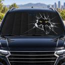Mystery Cat Custom Car Windshield Sunshades
