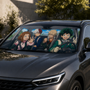 My Hero Academia Izuku Uraraka Bakugou Todoroki Custom Car Windshield Sunshades