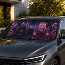 Darling In The Franxx Zero Two Art Custom Car Windshield Sunshades