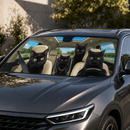 Black Cat Family Custom Car Windshield Sunshades
