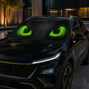 Toothless Eyes Car Auto Sunshades