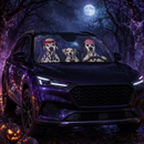Halloween Dalmatian Family Custom Car Windshield Sunshades
