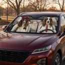 English Springer Spaniel Dog Custom Car Windshield Sunshades
