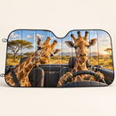 Giraffe Custom Car Windshield Sunshades