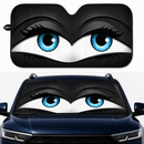 Lady Eyes Car Sun Shades Windshield Accessories Decor Gift