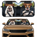 Funny Dog Custom Car Windshield Sunshades