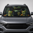 Fancy Frogs Custom Car Windshield Sunshades
