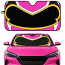 Power Rangers Megaforce Pink Ranger Helmet Custom Car Windshield Sunshades