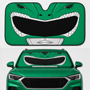 Mighty Morphin Green Power Ranger Helmet Custom Car Windshield Sunshades