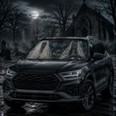 Halloween Ghost Custom Car Windshield Sunshades