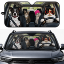 Funny Pets Driving Custom Car Windshield Sunshades