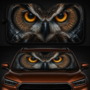 Owl Eyes Custom Car Windshield Sunshades