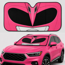 Mighty Morphin Pink Power Ranger Helmet Custom Car Windshield Sunshades