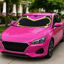 Power Rangers Megaforce Pink Ranger Helmet Custom Car Windshield Sunshades