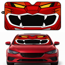 Power Rangers Wild Force Red Ranger Custom Car Windshield Sunshades