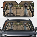 Driving Emus Custom Car Windshield Sunshades