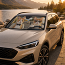 Cat Custom Car Windshield Sunshades