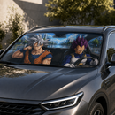 Dragon Ball Goku Ultra Instinct And Vegeta Ultra Ego Custom Car Windshield Sunshades