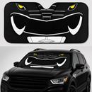 Mighty Morphin Black Power Ranger Helmet Custom Car Windshield Sunshades