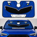 Mighty Morphin Blue Power Ranger Helmet Custom Car Windshield Sunshades