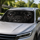 French Bulldog Eyes Custom Car Windshield Sunshades