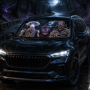Halloween Demon Custom Car Windshield Sunshades