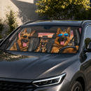 German Shepherd Dog Custom Car Windshield Sunshades