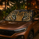 Leopard Eyes Custom Car Windshield Sunshades