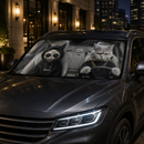 Cats Gangster Custom Car Windshield Sunshades