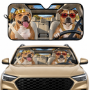 Staffordshire Bull Terrier Dog Custom Car Windshield Sunshades