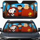 Snoopy Dog Custom Car Windshield Sunshades