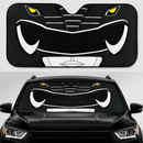 Mighty Morphin Black Power Ranger Helmet Custom Car Windshield Sunshades