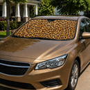 Leopard Pattern Custom Car Windshield Sunshades