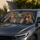 Driving Donkeys Custom Car Windshield Sunshades
