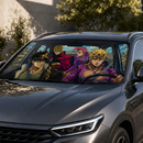 JoJo's Bizarre Adventure Giorno Jotaro Doppio Dio And Hirose Custom Car Windshield Sunshades
