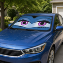 Funny Girly Blue Eyes Custom Car Windshield Sunshades