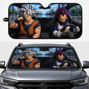Dragon Ball Goku Ultra Instinct And Vegeta Ultra Ego Custom Car Windshield Sunshades