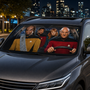 Star Trek The Next Generation Custom Car Windshield Sunshades