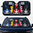 Mighty Morphins Power Rangers Custom Car Windshield Sunshades