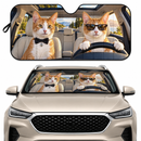 Cat Custom Car Windshield Sunshades