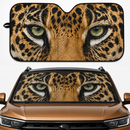 Leopard Eyes Custom Car Windshield Sunshades