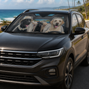 Labrador Retriever Family Custom Car Windshield Sunshades