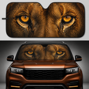 Through The Eyes Of A Lion Custom Car Windshield Sunshades
