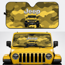 Jeep Camo Yellow Color Car Auto Sunshades