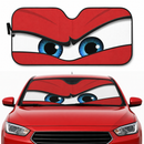 Red Angry Eyes Custom Car Windshield Sunshades