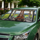 Driving Horses Tractor Custom Car Windshield Sunshades
