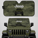 Jeep Camo Green Color Custom Car Windshield Sunshades